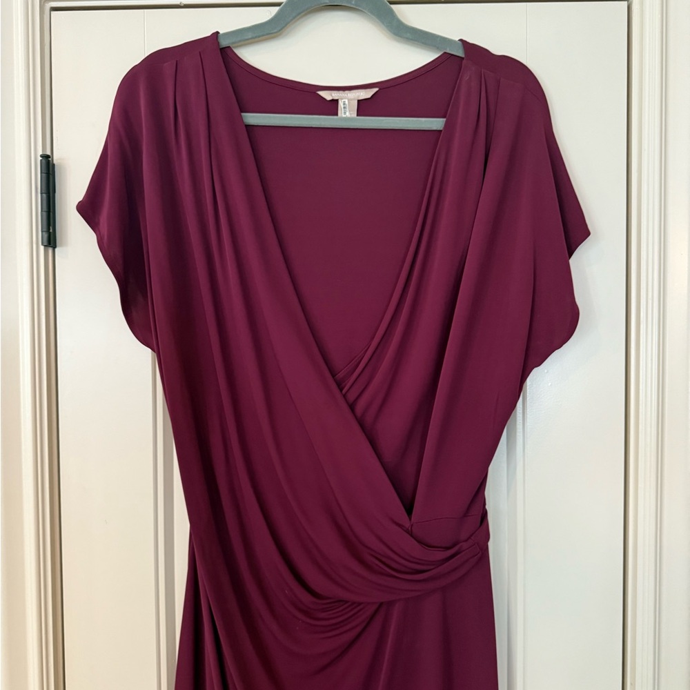 Banana Republic Purple/Burgundy Wrap Dress